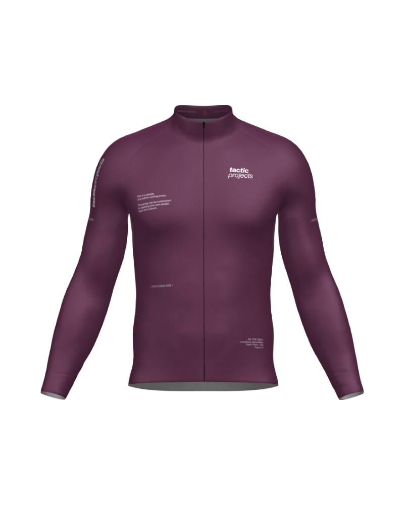 Heren Origin wielershirt lange mouw met raglanmouw