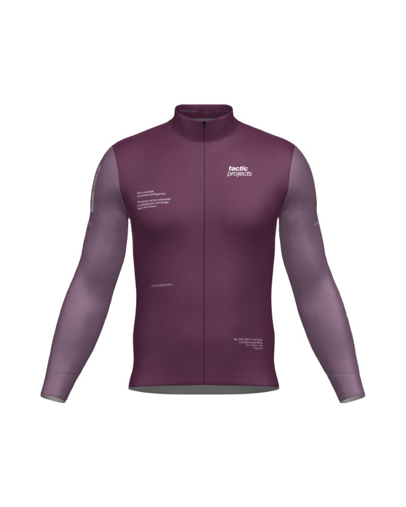 Heren Origin wielershirt lange mouw met set-in mouw