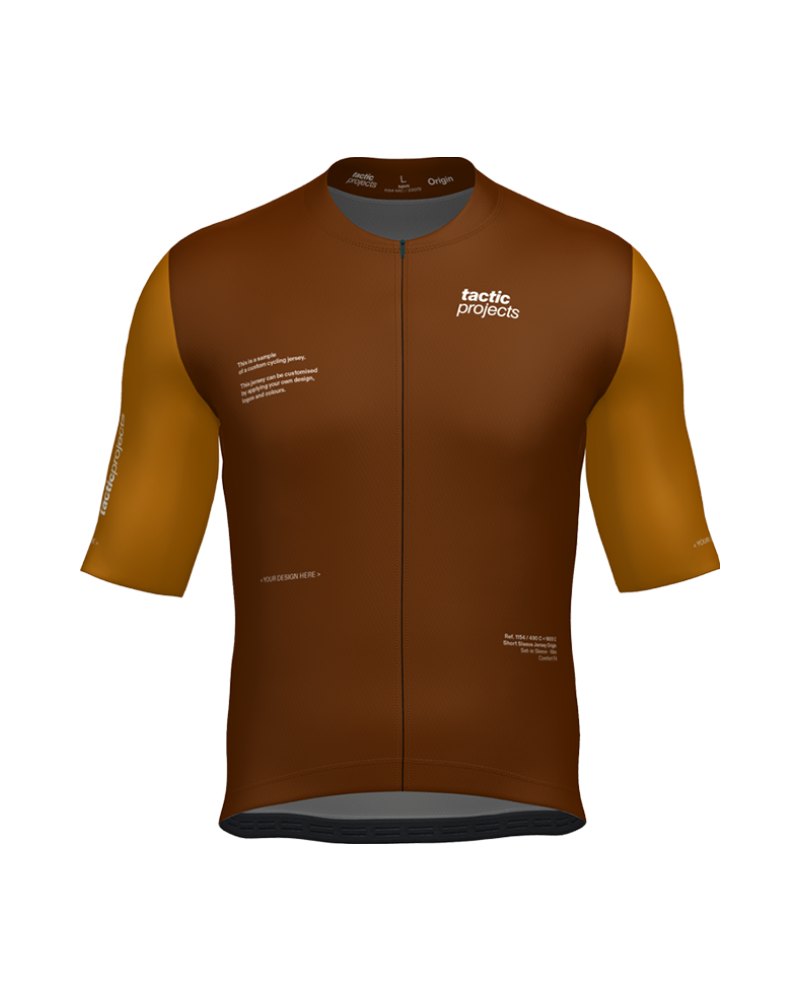 Heren Origin wielershirt korte mouw met set-in mouw