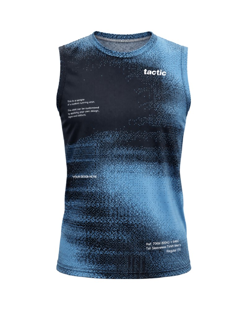 Heren mouwloze trail T-shirt