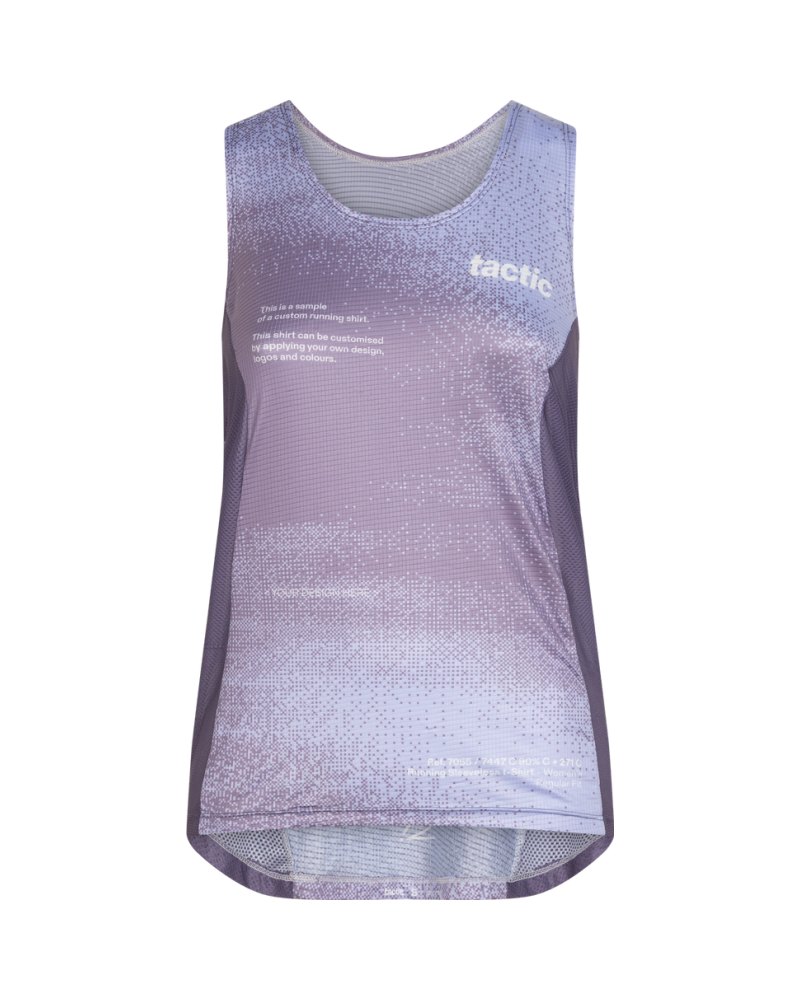 Dames mouwloze hardloop T-shirt