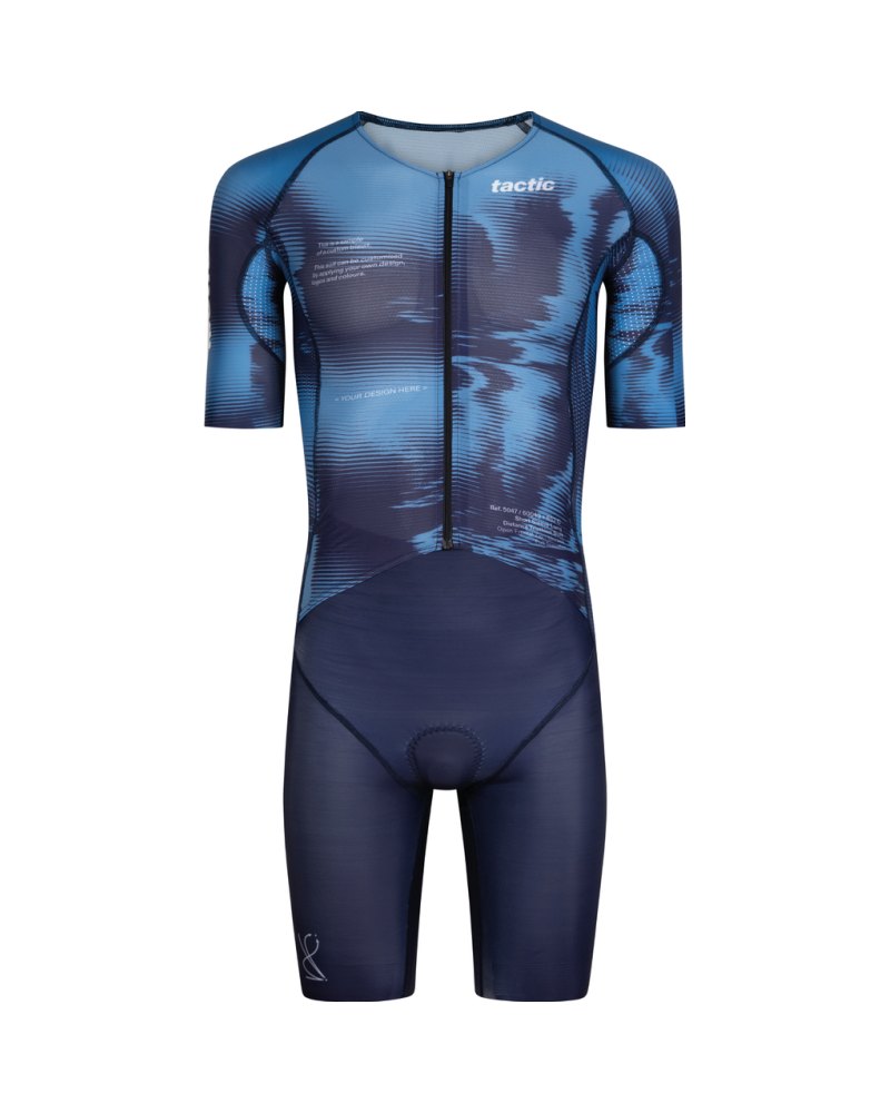 Trisuit lange afstand met volledig te openen voorrits