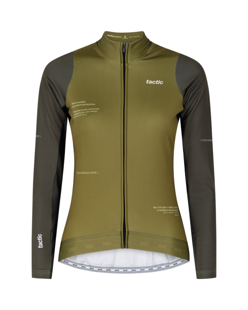 Dames Signature wielershirt lange mouw met membraan